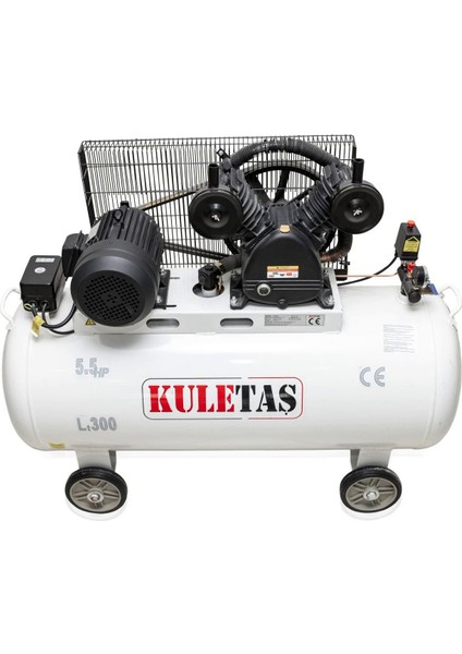 KULETAŞ Hava Kompresörü – 300 Litre, 5.5 HP, 8 Bar, 380 V fiyatları