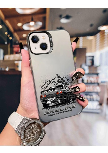 Iphone 13-14 Uyumlu Araba Resimli Kir Tutmayan Telefon Kılıfı MK01A modelleri