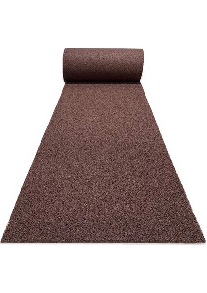 Abkplastik Kıvırcık Kahverengi Paspas 100 cm Kaymaz Yolluk Kaydırmaz Halı modelleri