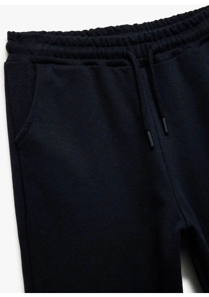 Beli Lastikli Baskı Detaylı Cepli Jogger Lacivert Erkek Çocuk Eşofman Altı 6WKB40098TK fiyatları