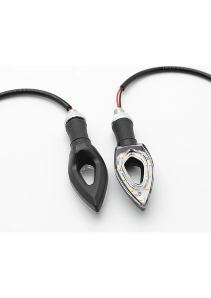 Motosiklet Üniversal LED Sinyal Beyaz Camlı fiyatları