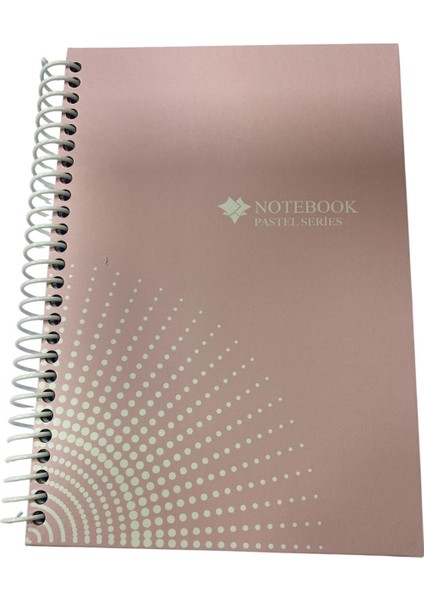 17X24 Pastel Kapak 100 Yaprak Kareli Spiralli Defter