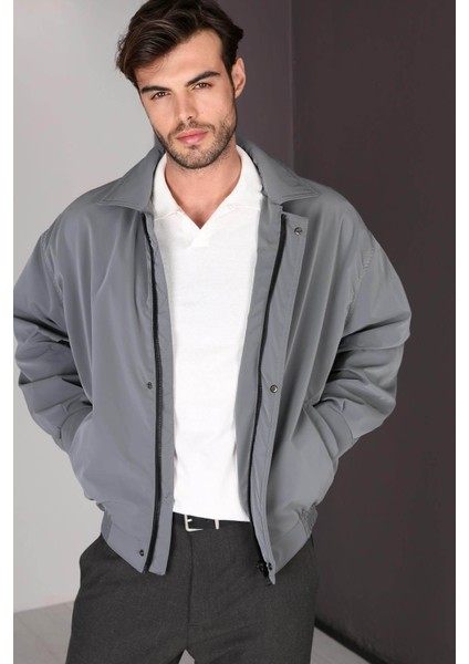 Oversize Nova Kumaş Mevsimlik Antrasit Erkek Ceket 2289 fiyatları