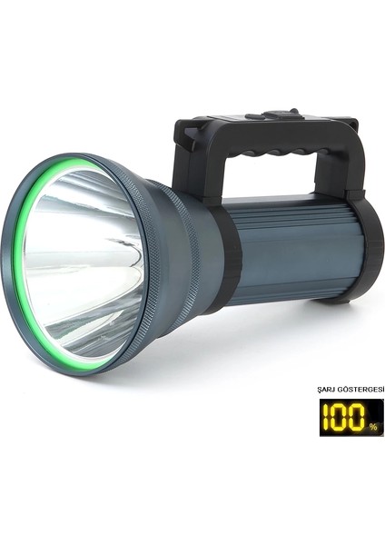 200W Güçlü Şarjlı El Feneri Projektör WT-411 ( Lisinya )