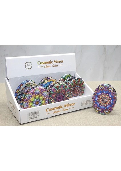 Taşlı El Aynası Oval Ince ALK3763 ( Lisinya )