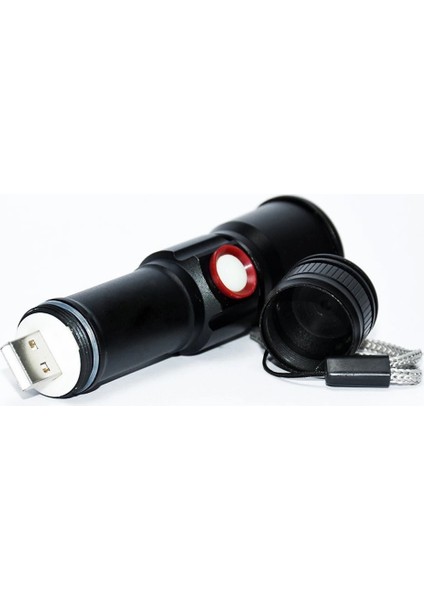 Xml-2 LED 1.000 Lümen USB Şarjlı El Feneri WT-611 ( Lisinya ) indirimleri
