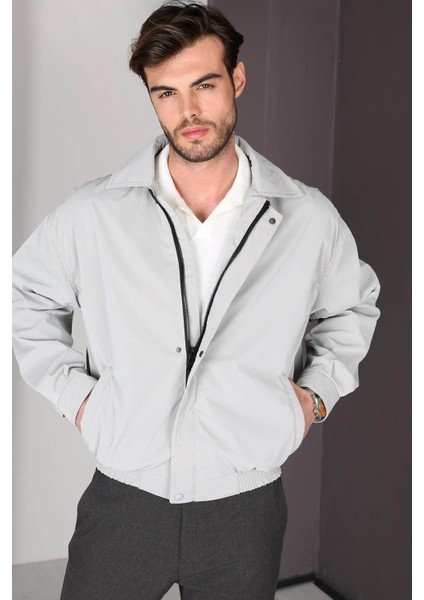 Oversize Nova Kumaş Mevsimlik Taş Erkek Ceket 2289