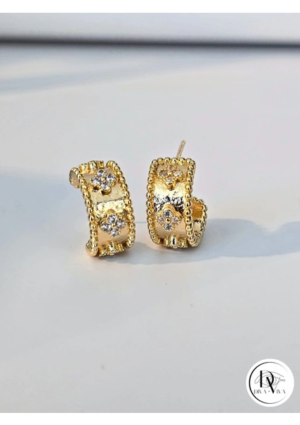 - Glow Earrings – Gold & Silver Kaplama Zirkon Detaylı Kadın Küpe (KOD-312) indirimleri