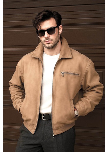 Oversize Süet Vizon Erkek Ceket 2287 fiyatları