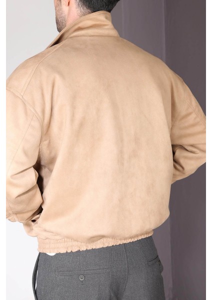 Oversize Süet Vizon Erkek Ceket 2287 modelleri