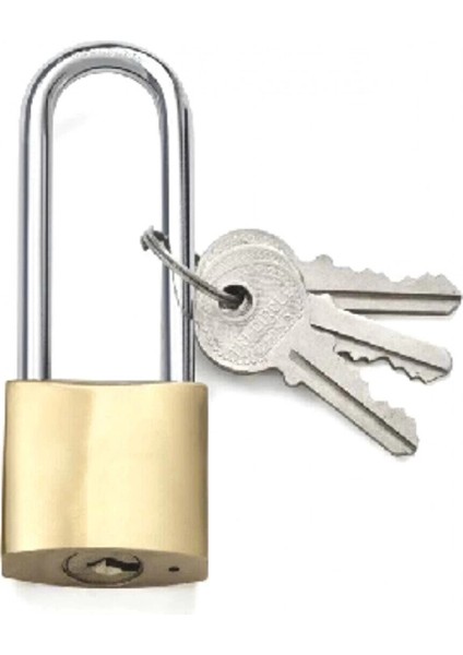 Sarı Uzun Asma Kilit 63 mm ( Lisinya )