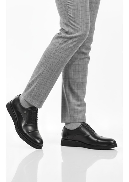 3250 M Siyah Hakiki Deri Erkek Klasik Ayakkabı modelleri