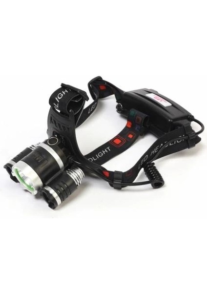 BR-5000 T6 5000 Lm 3xcree Xml-T6+2r5 LED Kafa Feneri ( Lisinya )