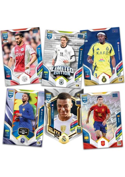 Fifa 365 Adrenalyn Xl 2026 Trading Card Futbolcu Kartları 1 Paket (6 Kart) modelleri