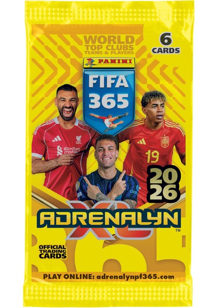 Fifa 365 Adrenalyn Xl 2026 Trading Card Futbolcu Kartları 1 Paket (6 Kart) indirimleri