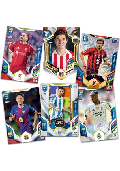 Fifa 365 Adrenalyn Xl 2026 Trading Card Futbolcu Kartları 1 Paket (6 Kart)