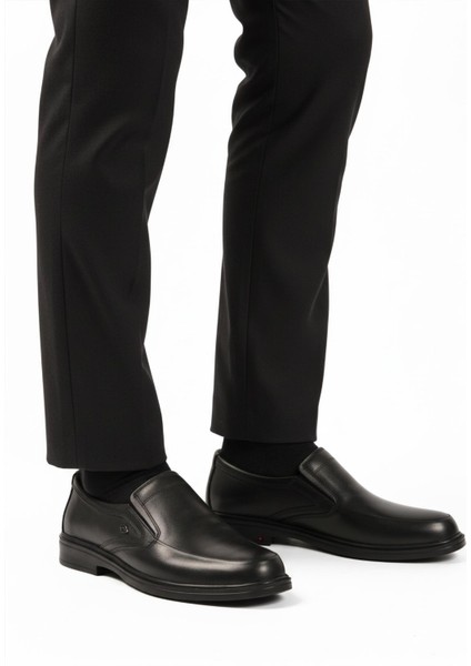 Dsn 2032 M Siyah Hakiki Deri Erkek Günlük Ayakkabı modelleri