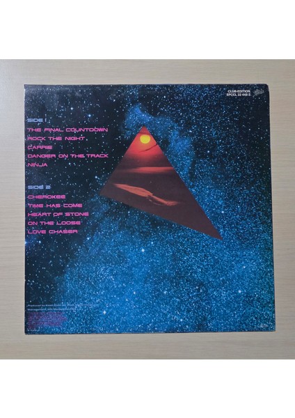 - The Final Countdown - 1986 - Dönem Baskı Plak - Longplay - Lp fiyatları