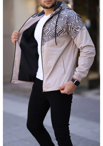 Unisex Kapüşonlu Içi Astarlı Yağmurluk