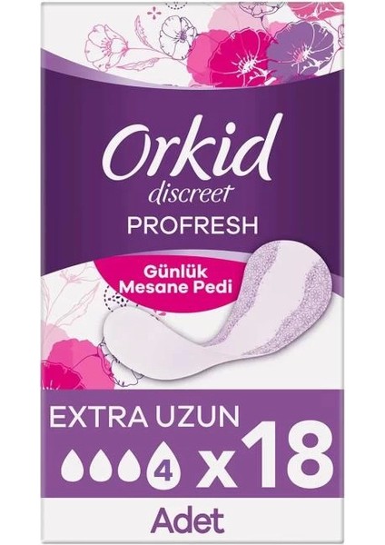 Bfs Orkid Günlük Mesane Pedi Ekstra Uzun 18 Adet