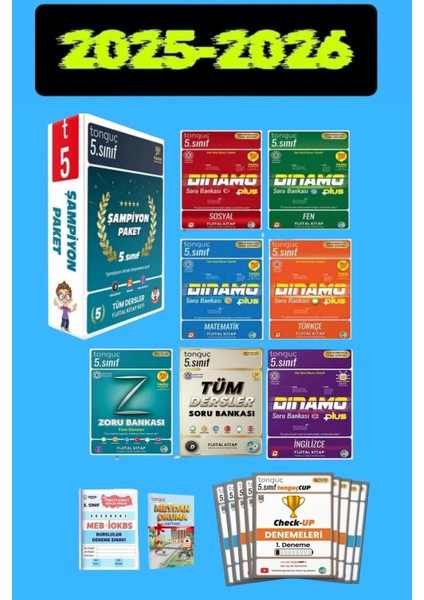 5. Sınıf Şampiyon Paketi + Check Up Deneme Seti