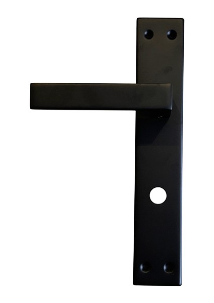 Erkul Alüminyum Siyah Wc Kapı Kolu, Tuvalet & Banyo Kapısı Kolu, Yönsüz Montajlı MEKANIZMA,(478-02-WC-MSY) modelleri