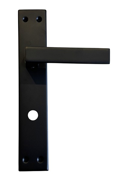 Erkul Alüminyum Siyah Wc Kapı Kolu, Tuvalet & Banyo Kapısı Kolu, Yönsüz Montajlı MEKANIZMA,(478-02-WC-MSY) fırsatları