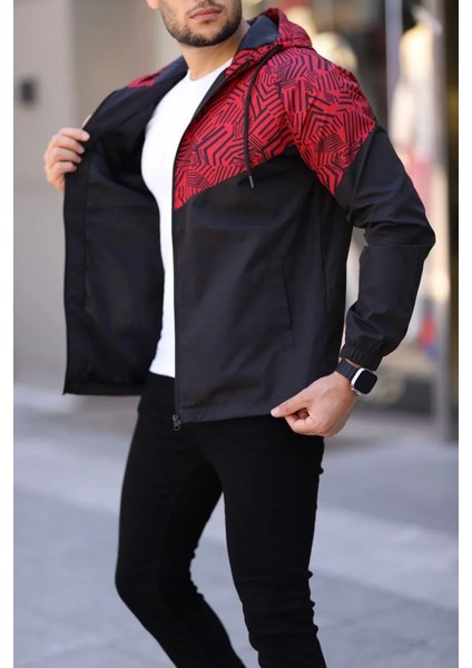 Unisex Kapüşonlu Içi Astarlı Yağmurluk