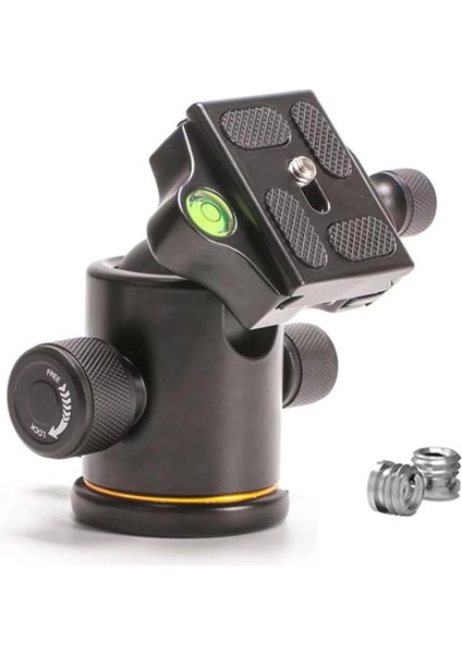 Bh-03 Panoramik Ball Head Tripod Kafası (8 Kg) – 360° Pan, ±90° Tilt, Quick-Release, Su Terazisi, 370 G, 2× Adaptör indirimleri
