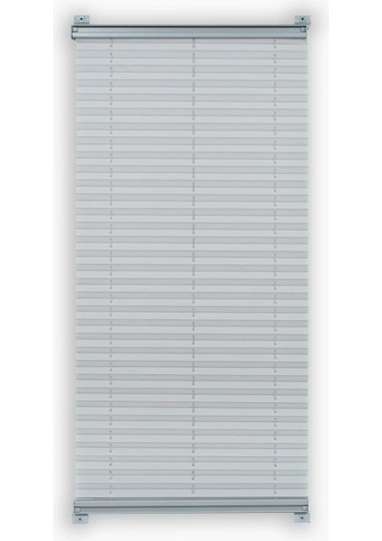 Cam Balkon Perdesi Plise Perde Gri Istediğiniz Ölçüde modelleri