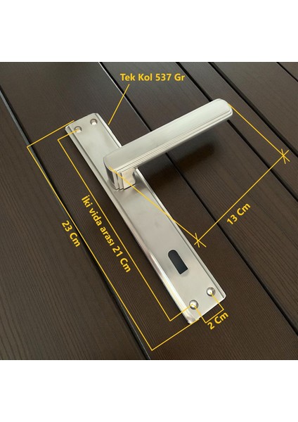 Ibiza Mat Siyah Full Zamak Elegant Aynalı Oda Kapı Kolu 1 Takım fırsatları