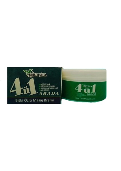 4 Ü 1 Arada Bitki Özlü Masaj Kremi 100 ml