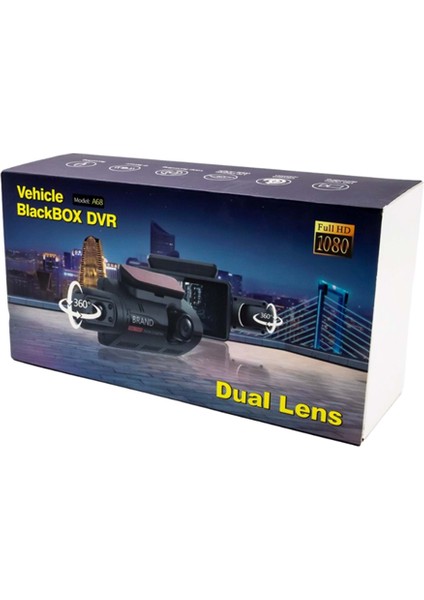Gece Görüşlü 1080P Çift Lens Dashcam – Park Modu ve Gelişmiş Hareket Sensörü fırsatları