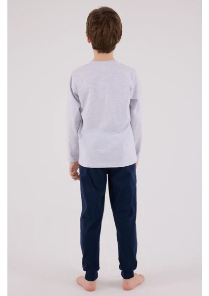 U.s. Polo Assn Erkek Çocuk Gri Pijama Takımı US2206 fırsatları