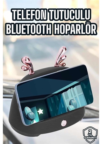Bluetooth Hoparlör Telefon Tutuculu Akıllı Hoparlör Uzun Pil Ömrü fiyatları
