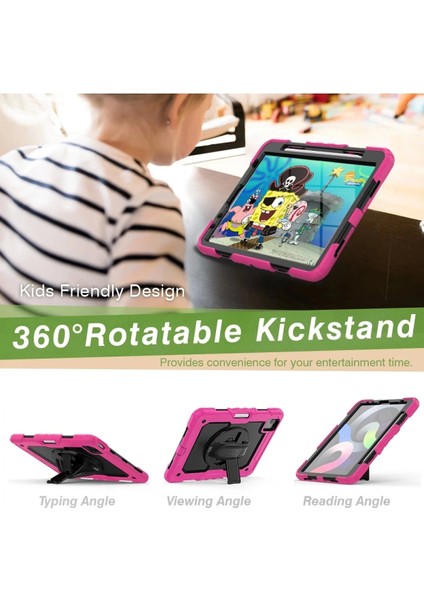 Bfs iPad Pro 11 (2020) Kılıf Pars Tablet Kapak - Pembe fırsatları