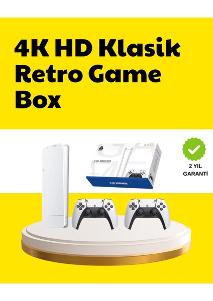 2 Kablosuz Kollu HDMI Uyumlu M15 Oyun Konsolu