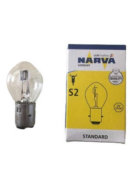Motosiklet Narva S2 12V 35/35W Bosch Tipi Ampul