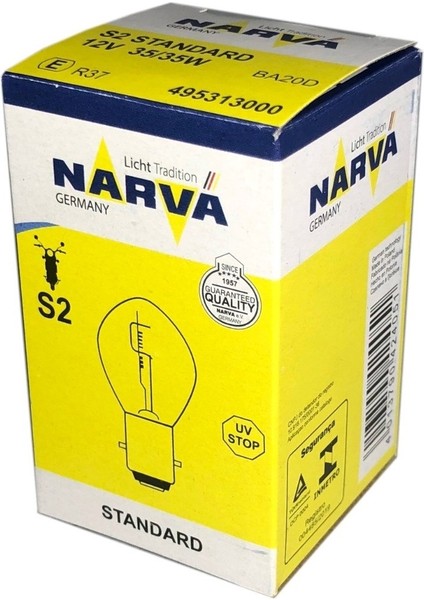 Motosiklet Narva S2 12V 35/35W Bosch Tipi Ampul modelleri