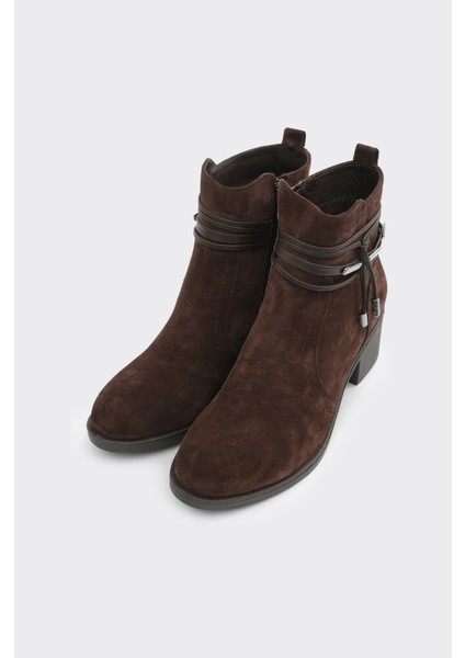 Hakiki Deri Fermuarlı Kadın Bot fiyatları