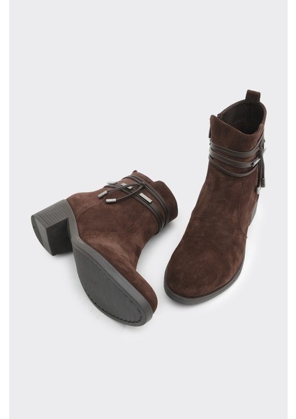 Hakiki Deri Fermuarlı Kadın Bot fırsatları