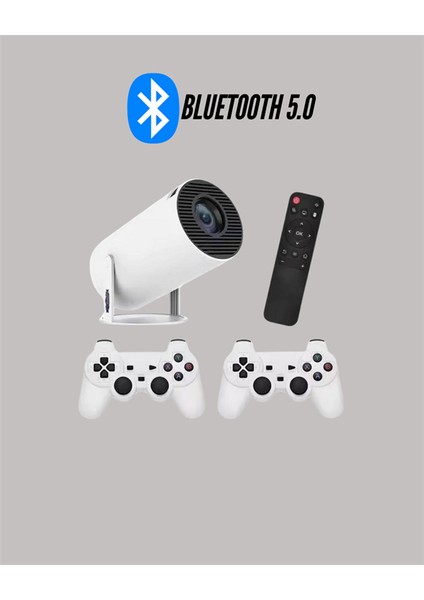 Kablosuz 4K Projeksiyon – Wi‑fi 6 & Bluetooth 5.0 ile Oyun ve Uygulama Merkezli fırsatları