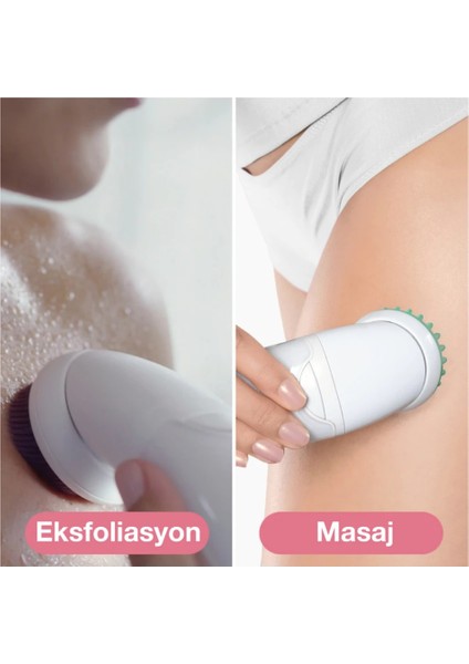 Tek Şarjla 8 Saat Kullanım Süresiyle Silk-Epil 9 9/985 Sensosmart Islak Kuru Epilatör fırsatları