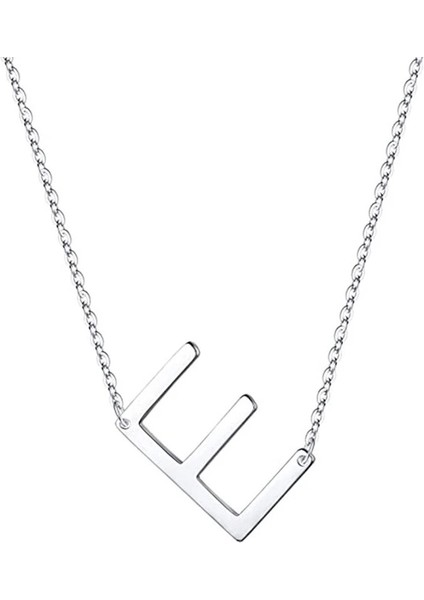 Kişiye Özel Harf Temalı 925 Ayar Gümüş Plakalı Hediyelik Gümüş KOLYE-422 fiyatları