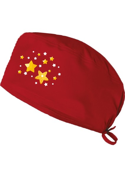 Stars Temalı Bone Doktor Hemşire Aşçı Şef Bonesi Diş Hekimi Cerrahi Bone