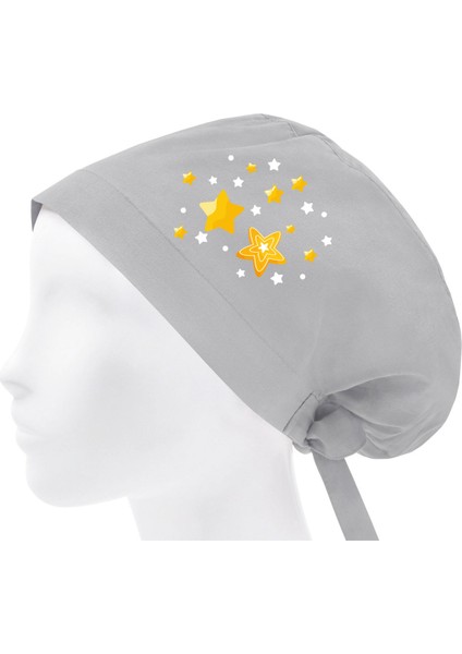 Stars Temalı Bone Doktor Hemşire Aşçı Şef Bonesi Diş Hekimi Cerrahi Bone