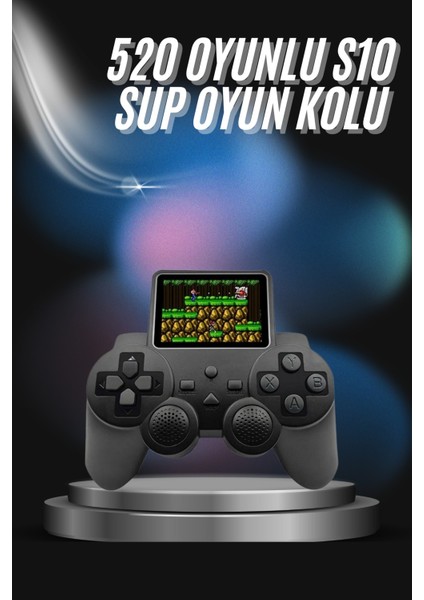 S10 Gamepad 520 Oyunlu Klasik Taşınabilir Retro Oyunlar Oyun Konsolu El Atarisi