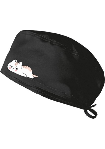 Uykulu Kedi Temalı Doktor Hemşire Hastane Medikal Cerrahi Bone | Cerrahi Bone