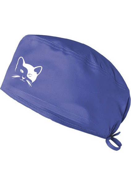 Tesettür Bone Kedi Silüeti Temalı Doktor Hemşire Hastane Medikal Cerrahi Bone | Cerrahi Bone