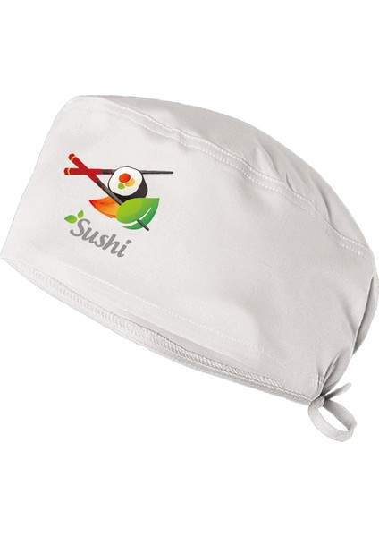 Sushi Temalı Bone Doktor Hemşire Aşçı Şef Bonesi Diş Hekimi Cerrahi Bone